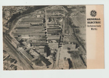 1936 GE Complex Schenectady NY~365 Buildings~Aerial View~Postcard picture