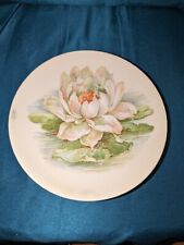 Water Lilly Porcelain Plate Small 7.5 Inch picture