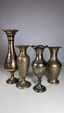 Vintage Solid Brass Set Of 4 picture