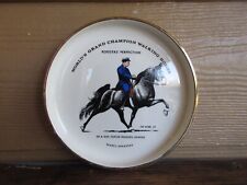 RARE 1959 WORLD'S GRAND CHAMPION WALKING HORSES ASHTRAY PORTER RODGERS OWNERS picture