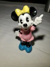Vintage 1970’s Mini Mouse Walt Disney Porcelain Figurine Japan Walt Disney 4 1/4 picture