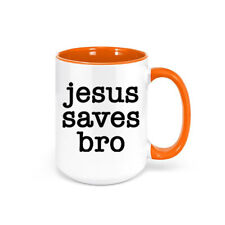 CHRISTIAN MUG, Jesus Saves Bro, Coffee CUP, Sublimated Mug, Travel MUG, GOSPEL  picture