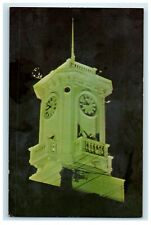 c1950's Greencastle PA, Town Clock  Oldest Landmark Vintage Postcard picture