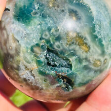 530g Rare Natural Colourful Ocean Jasper Quartz Crystal Sphere Ball Healing picture