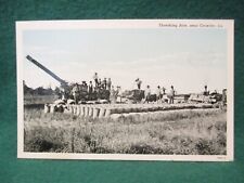 Estate Sale ~ Vintage Postcard - Threshing Rice, near Crowley, Louisiana picture