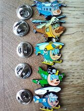 5 Vintage Enamel Police Charity Pin Badges BUDGIE THE HELICOPTER Royal HRH DOY picture
