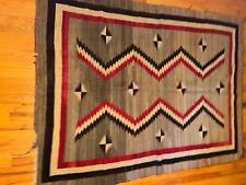 Early Crystal Navajo Dine Woven Rug Blanket 55