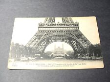 Tout Paris - La Tour Eiffel –The Garden of Eiffel Tower- 1900s French Postcard. picture