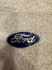 Vintage Ford Radiator Badge 1920s 1930s Ford Cloisonné Enamel Badge 2” X 1” Rare picture