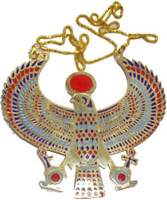 Egyptian Horus Jewelry Necklace Huge Xxxl Solid Metal Brass Handmade Egypt 4