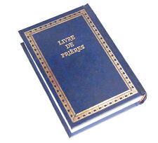 New siddur Jewish Prayer Service Book Hebrew / French israel.Navy blue cover picture