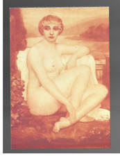 Vintage Postcard Baigneuse 1890 Reproduction Risque Painting Magna Golden Age picture