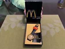 McDONALD'S the value of GOLD watch - NEVER REMOVED FROM THE BOX -VINTAGE 1998  picture