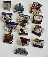 Rose Parade 1985 Cities Lot Of 13 Pins 96th Tournament Of Roses picture