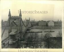 1935 Press Photo View of Danube in the Budapest Capital of Hungary - lrx78163 picture