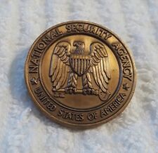 AUTHENTIC NATIONAL SECURITY AGENCY NSA SPECIAL PROGRAMS OLD RARE CHALLENGE COIN picture