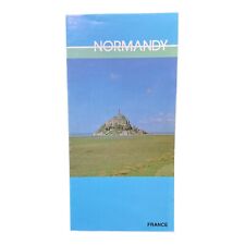 Normandy France Vintage Travel Brochure Pamphlet Guide 1985 picture