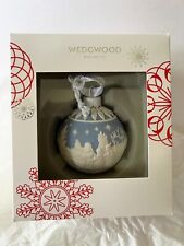 Wedgwood Christmas Blue Carol Service Bauble Ball Ornament Box + Tag picture