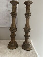 Antique Brass Candle Holders Preowned. A Set Of Two beautiful Candle Holder picture