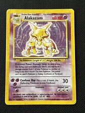 Pokémon Base Set Alakazam 1/102 4th Print 1999-2000 UK Rare picture