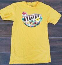 M & M's Brand - Yellow T-Shirt - Adult Sz Small C-22 picture