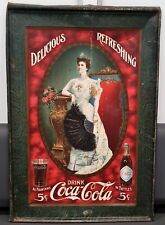 Rare 1905 Original Coca Cola Self Framed 