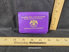 Vintage Scottish Rite Freemasonry Business Card Holder Northern Jurisdiction  picture