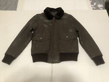 Vintage USN Leather Jacket Flying Man’s Type G-1 Men’s Size Medium. Made USA. picture