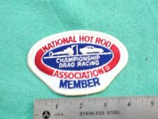 Vintage NHRA National Hot Rod Association Member  Patch picture