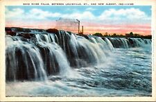 Postcard Louisville Kentucky & New Albany Indiana- Ohio River Falls picture