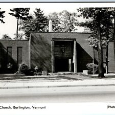 c1950s Burlington, VT RPPC Saint Mark's Church Jary Real Photo Postcard Vtg A113 picture