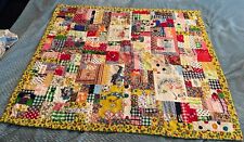Vintage Baby Patchwork Quilt Homemade picture
