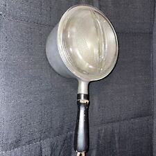 VIntage Club Aluminum Hammered Pot Pan Wood Handle 1.5 quart with Glass Lid picture