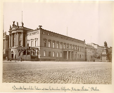 Germany, Berlin, Das alte kaiserlische palace vintage albumen print.  Pulg picture