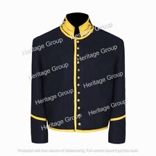 US Civil war Union Navy Blue Cavalry Shell Jacket with Yellow Trim Size 38 picture