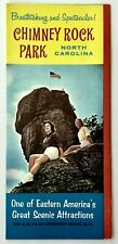 1960s Chimney Rock Park North Carolina Vintage Travel Brochure Hickory Nut Gorge picture