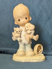 Precious Moments figurine Jonathan and David Blessed Are The Peacemakers picture