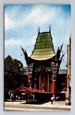 Hollywood CA-California, Grauman's Chinese Theatre, Antique, Vintage Postcard picture