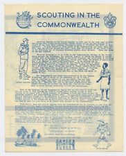 Scouting in the Commonwealth Vintage 1958 Boy Scouts Promo Pamphlet C32 picture