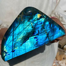 3lb Large Natural Labradorite Quartz Crystal Display Mineral Specimen Healing picture