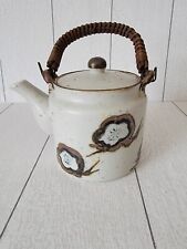 Vintage Otagiri Stoneware Teapot W/ Snail Pattern picture