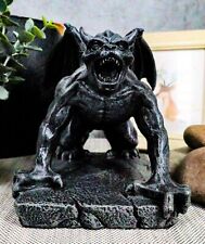 Ebros Winged Demonic Gargoyle Statue Gothic Night Crawler Sentry Stone Devil picture