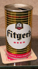 MINTY 1969 FITGER'S STEEL PULL TAB BEER CAN FITGER BRWG DULUTH MINNESOTA picture