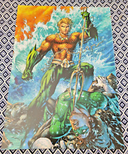 Aquaman Wins DC Cosmic art Poster Card Stock Glossy Paper Green Lantern picture