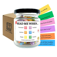 Read Me When Bible Verses Jar, Christian Fathers Day Gifts, Christian Gifts for  picture