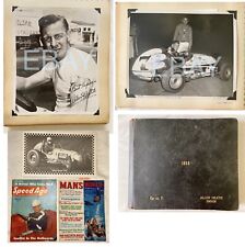 VTG 1958 Riverside 500 Midget Race Car Winning Driver Allen Heath Photo Album + picture