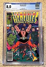 Hercules Prince of Power #1 CGC 8.0 Marvel Comics White Pages Bob Layton 1984 picture