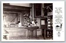 RPPC Lobby Bird Cage Old Bar Dumbwaiter Tombstone AZ C1930s Postcard R18 picture