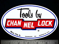CHANNELLOCK TOOLS - Original Vintage 1970's Racing Decal/Sticker - 6.25 inch picture
