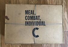 Original Sealed Unissued Vietnam Era US Military 62' Case Of 12 C-Ration Meals picture